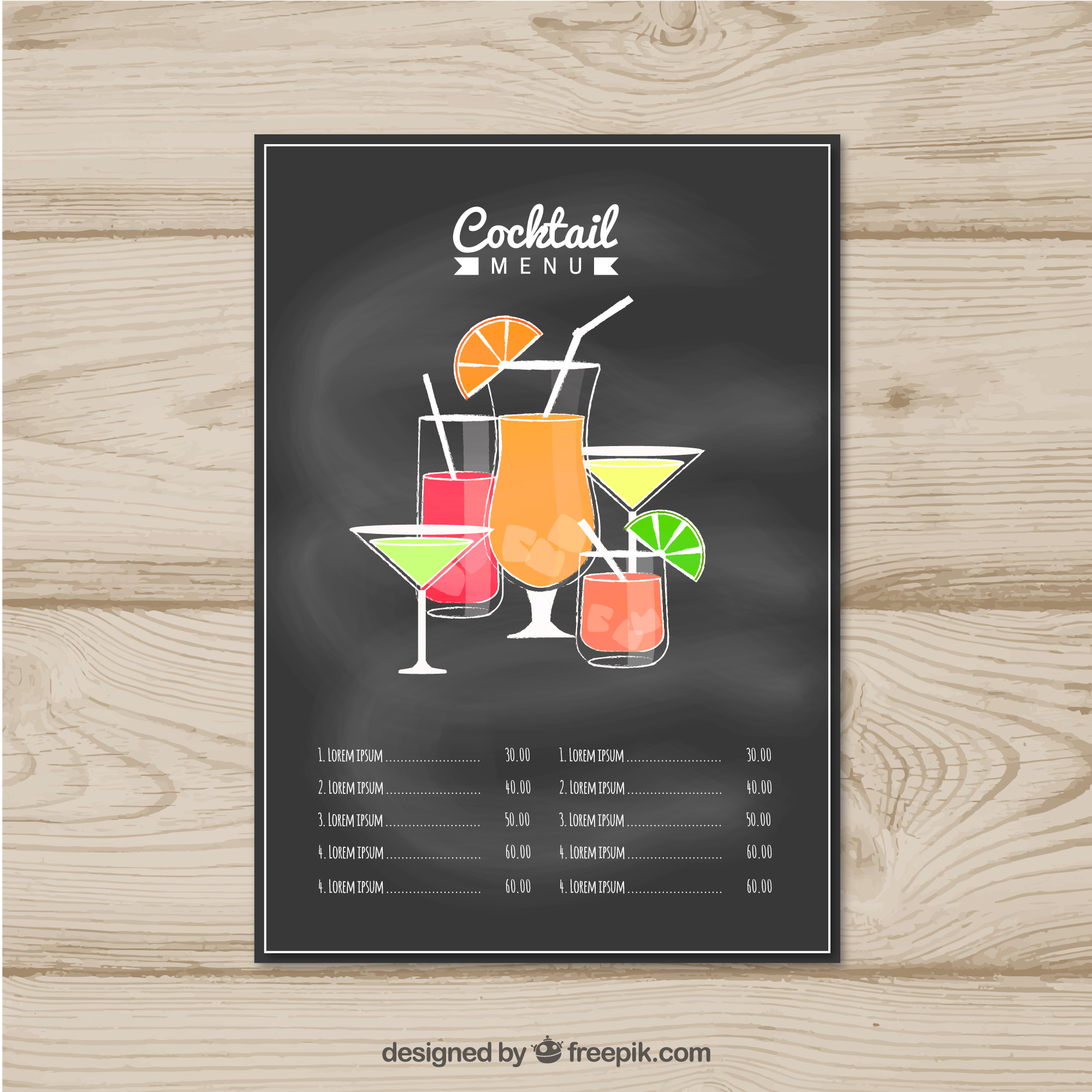 Nápojový lístok výroba pomocou aplikácie - pikMenu Blog