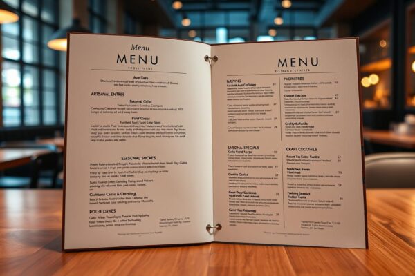 Food Menu Template: Modern Solutions for Restaurants