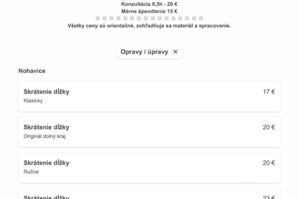 QR cenník – moderná alternatíva papierového cenníka