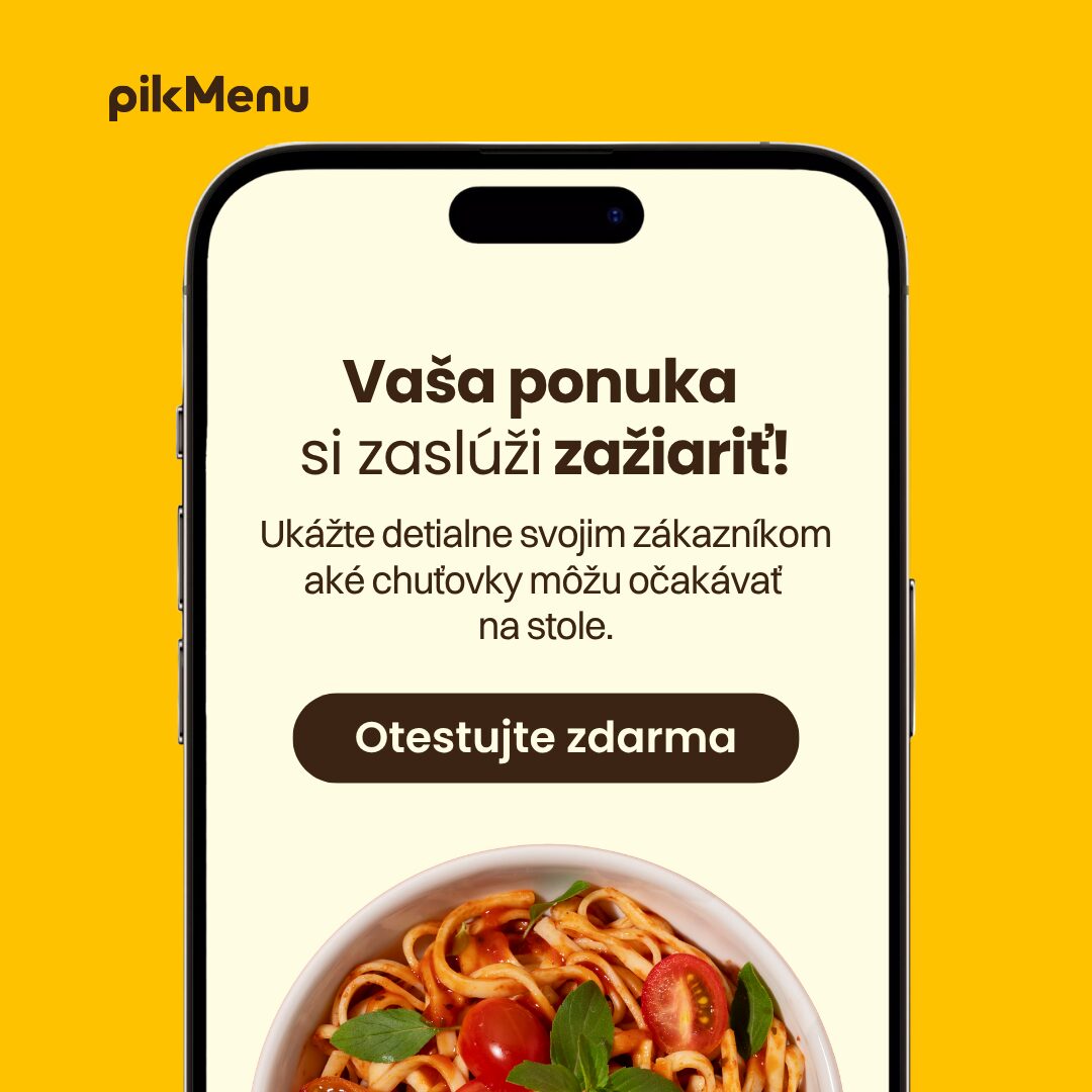 Najlepšie QR menu pre pizzériu alebo podnik s hamburgermi