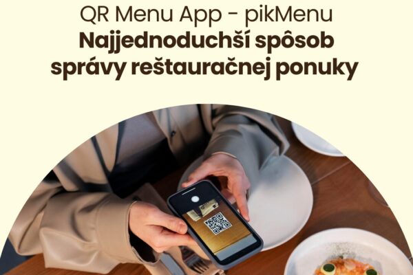 QR Menu App: PikMenu – Najjednoduchšie QR riešenie